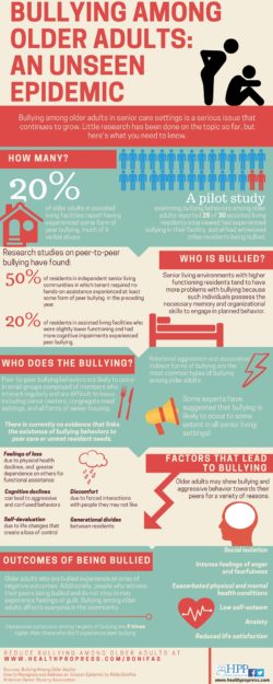 Bullying Among Older Adults Infographic