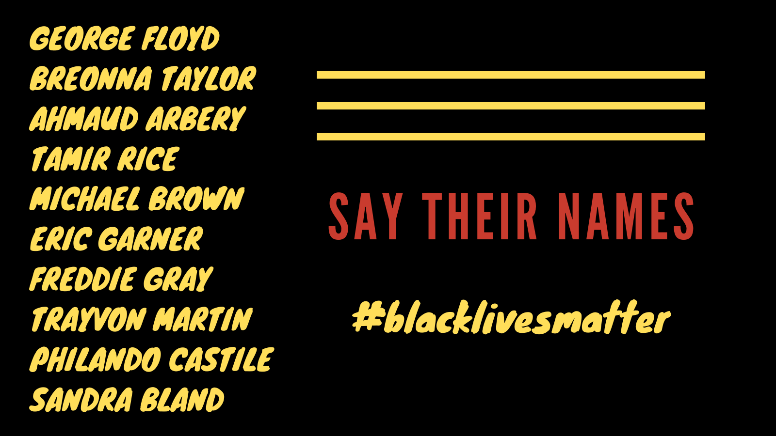 Say Their Names